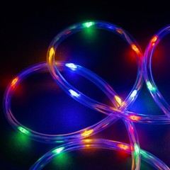 Colorful 8-Mode LED Outdoor Waterproof Rope Light 10′ 20′ 25′ 50′ 100′ 150′ ft