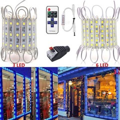 Blue 20-400pcs 5050 5054 SMD LED Module Light Storefront Window Letter Sign Lamp