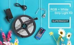 5M 5050 RGBW Cool White LED Strip Light Kit Non-Waterproof for Indoor Decoration