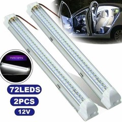 4PCS Bright 108 LEDs Ceiling Car Interior Strip Light Bar Lamp Trailer Camper