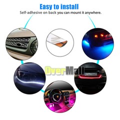 Lot Waterproof 12”/15 DC 12V Motor LED Strip Underbody Light For Car Motorcycle