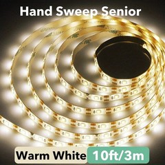 5V 16ft SMD 5050 Super Bright Cool White 300 LED Flexible Light Strip 6000K