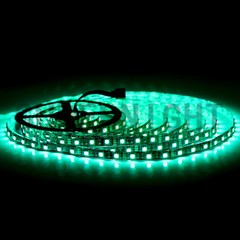 RGB 300LEDs 5050 5M Black PCB LED Strip Light Non-Waterproof+20Keys Music Remote