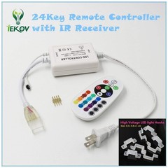 Iekov Rgb Led Strip Light Ac 110-120V Flexible/Waterproof/Multi