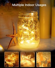 Elegant 33Ft Solar Fairy String Lights with 8 Modes – Waterproof & Energy Saving