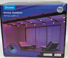 Govee Smart Outdoor String Lights 2, RGBIC, App & Alexa Control H7038
