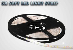 5M 3528 LED Strip Light 300 LEDs Super Bright 7000K Cool White Waterproof IP65