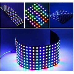 DC5V WS2812B 5050 RGB Flexible LED Panel Matrix Display Screen Addressable Light