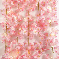 1m/5m Cherry Blossom Fairy Lights Garland LED Flower String Light Decor