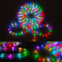 12-Mode, 10 Multi-Color Changing Rope Light, Outdoor Lighting, 25ft, 50ft, 100ft