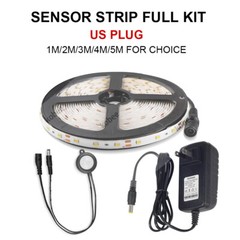 Motion Sensor LED Strip Light 12V Bed Light with Automatic Turn Off Timer Light