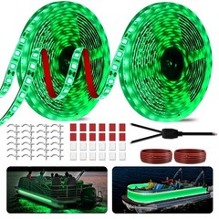 40FT Waterproof 12V LED Strip Lights for Boats, Marine Under Gunnel & Deck Light