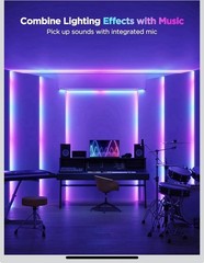 Govee RGBIC LED Strip Lights 32.8ft w Covers Smart Lights with APP Control H61B6