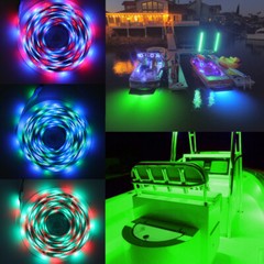 16.4Ft LED Strip Lights, Smart Light IR Remote Control, RGB LED 1 ROLL
