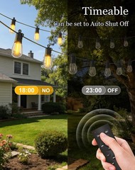 50ft-Solar-Powered-Lights-Outdoor-Waterproof-String Lights-Outside-Patio-Yard…
