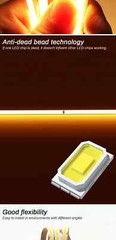 12V 24V RA90 Flexible High Bright Tape LED COB Strip 3mm 5mm 8mm 10mm Light Bar