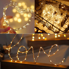 24/12X 20 LEDs 6.6ft Battery Operated Mini Copper Wire String Fairy Lights Decor