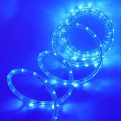 Super Bright Solar Rope Fairy Lights 100 LED Strip Outdoor Garden Landscape Lamp