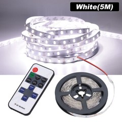Super Bright Daylight White 2835 SMD 300 Led Light Strip 12V IP67 waterproof 5M
