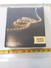Led rope light 15ft clear lights in box