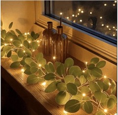 Twinkling Tree Fairy Light Olive Vine Tree Garland Waterproof Decoration 96 LEDs