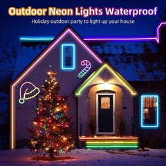 NEW 5M/10M/20M LED Neon RGB strip stripe flex tube strip light outdoor lighting