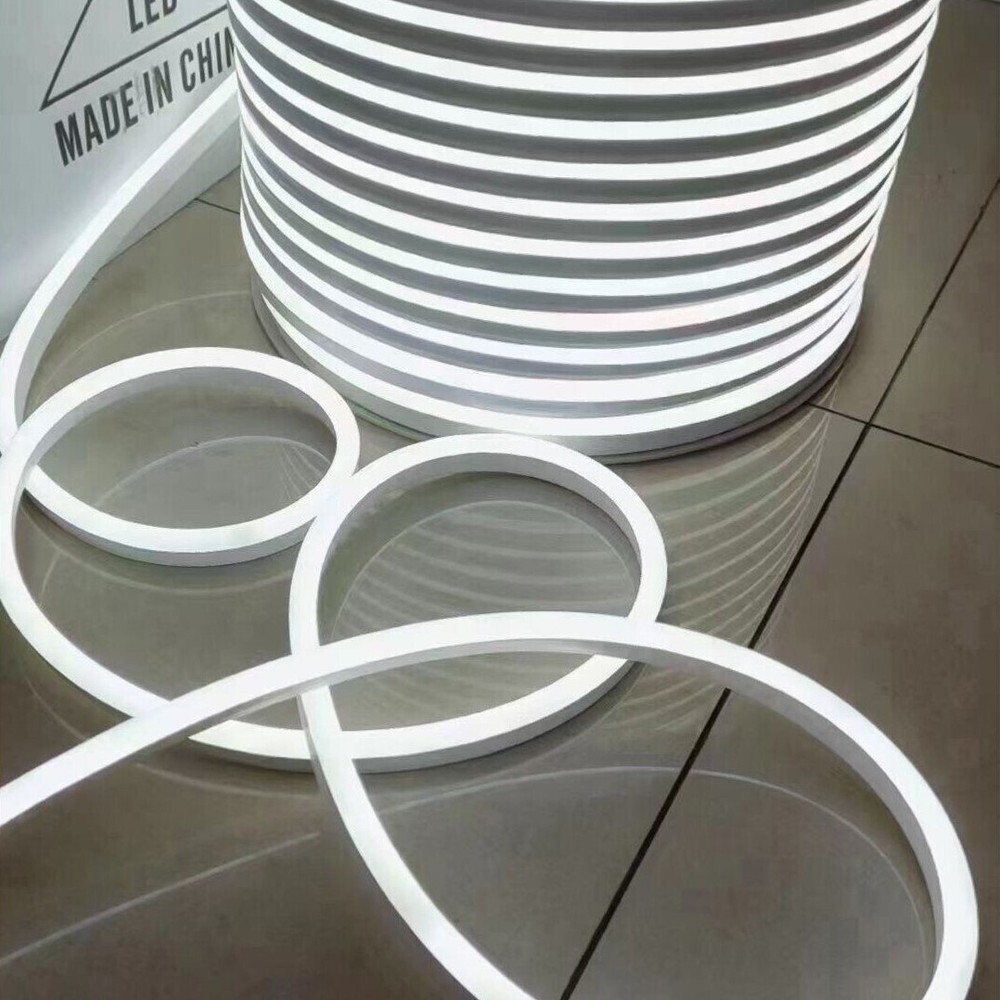 100ft 110V LED Neon Rope Light Strip Waterproof Outdoor Building DIY Lighting