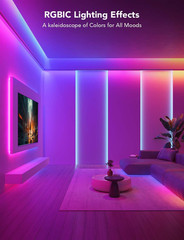 Govee 16.4Ft RGBIC LED Strip Lights, LED Lights for Bedroom, APP Control | DIY M
