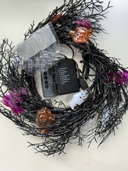 6 Ft 45 LED Halloween Willow Vine Twig Garland Decorations [8 Modes & Timer]