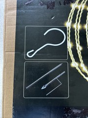 16” Outdoor/Indoor LED Light Ball End To End Connection Made In China Open Box.