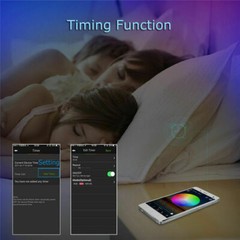 5M/20M WIFI RGB LED Strip waterproof 5050 SMD Diode Tape light remote power Kit