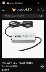 Lot of 3 Professional LED Light Strips W/ 4 Power Supplies New