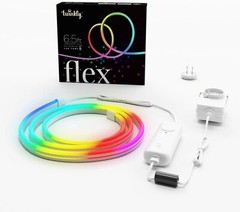 Twinkly Flex White Wire Light Tube, Multicolor, RGB LED, 6.5ft (Pack of 4)