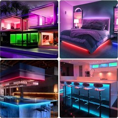 5M-30M 5050 SMD Music Sync RGB LED Strip Fairy Lights with APP & Remote Control