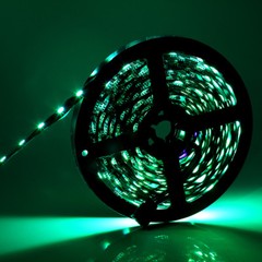5pcs x 16.4ft 300leds RGB 5050 SMD LED Strip Light Lamp Black PCB Non-Waterproof