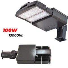 Led Parking Lot Pole Light Fixture 100W 200W 300W Commercial Shoebox Area Light