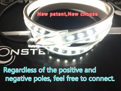 New Patent 110V 2835-120 Waterproof IP68 strip light No power supply needed! 65K