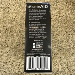 LuminAID Solar String Light 300 Lumens With Phone Charger & Area Light – NEW