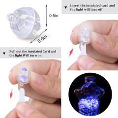50pcs Blue LED Balloon Light, Round LED Ball Lamp Tiny Led Lighting Decoratio…