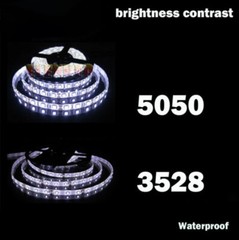Super Bright Daylight White 5050 SMD 300 Led Light Strip Ribbon DC12V 5M US