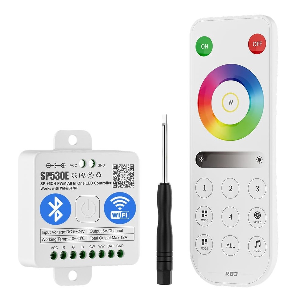SP530E WiFi Alexa Bluetooth RF RB3 Remote Controller Kit 2.4GHz 4 Zones Contr…
