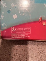 NIB Disney Tinkerbell 10!String Lights Set Vintage Star Shape Plug in 11.5 ft
