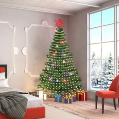 Christmas Tree Waterfall String Lights 6.56FT x 16 Lines 320 LED USB Xmas Lights