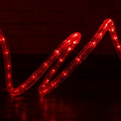 Red LED Rope Lights 10′ 25′ 50′ 100 150ft, Connectable Indoor Outdoor Waterproof