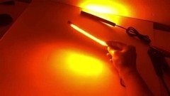 2Pcs 6in 3528 PVC Amber Led Strip 36LED Motorcycle Turn Signal Light Tail