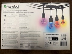 Essentials Matter Smart Multicolor Outdoor String Lights Expansion Pack with …