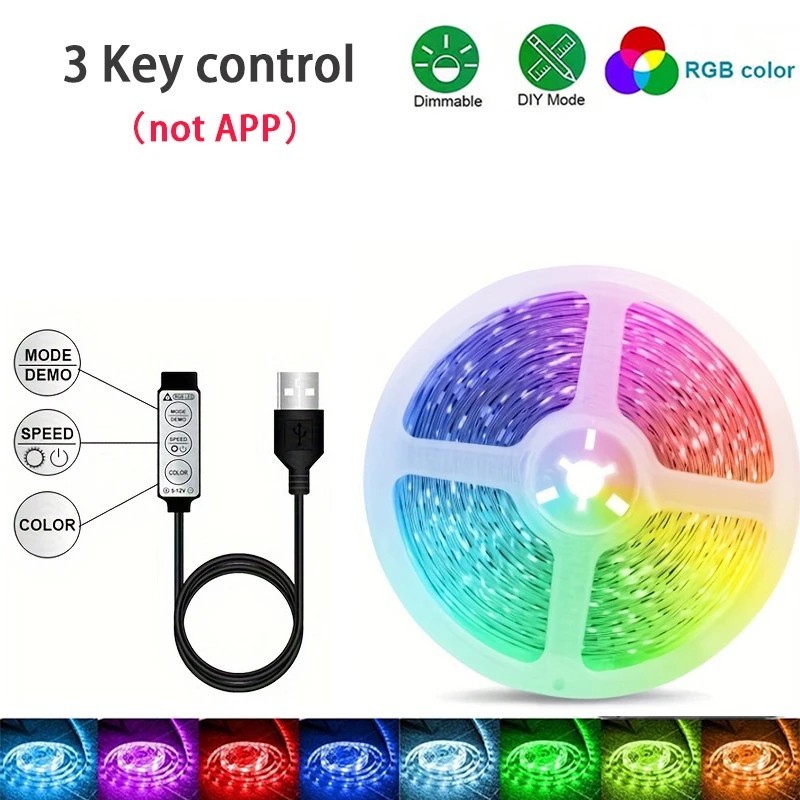 RGB LED Strip,Smart Light Flexible Ribbon Luces LED Tape with App Remote Control