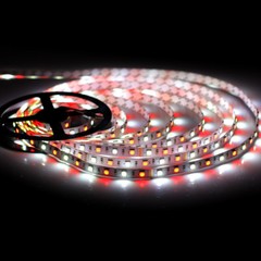 RGBW 5M 60Leds/m 5050 300Leds Non-Waterproof LED Strip Light + RGBW IR Remote