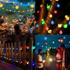 50LED Solar String Lights Patio Party Yard Garden Wedding Waterproof Outdoor