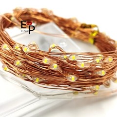 LED String Fairy Lights Copper Wire Battery Powered Waterproof 20 / 50 / 100 LED